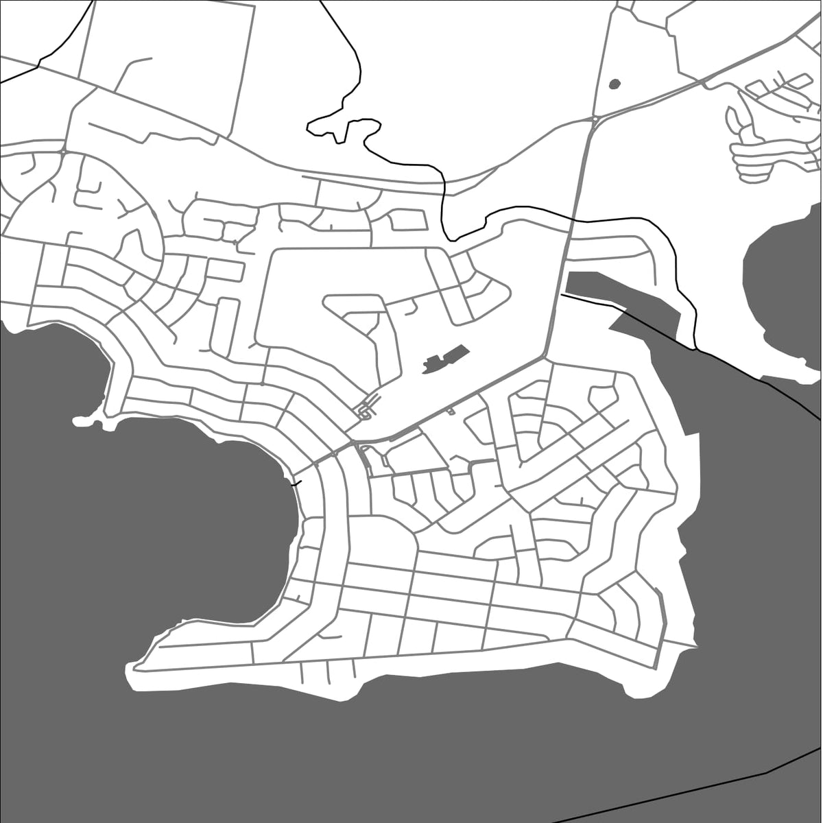 ROAD MAP OF SANCTUARY POINT, AUSTRALIA BY MAPBAKES