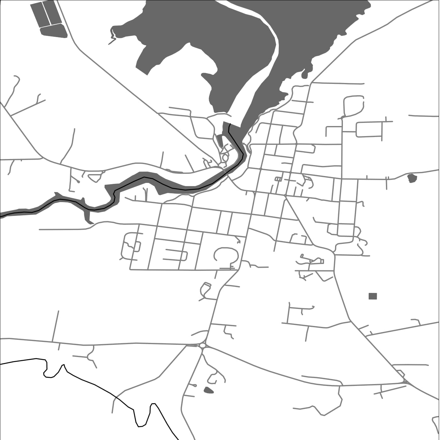 ROAD MAP OF SMITHTON, AUSTRALIA BY MAPBAKES