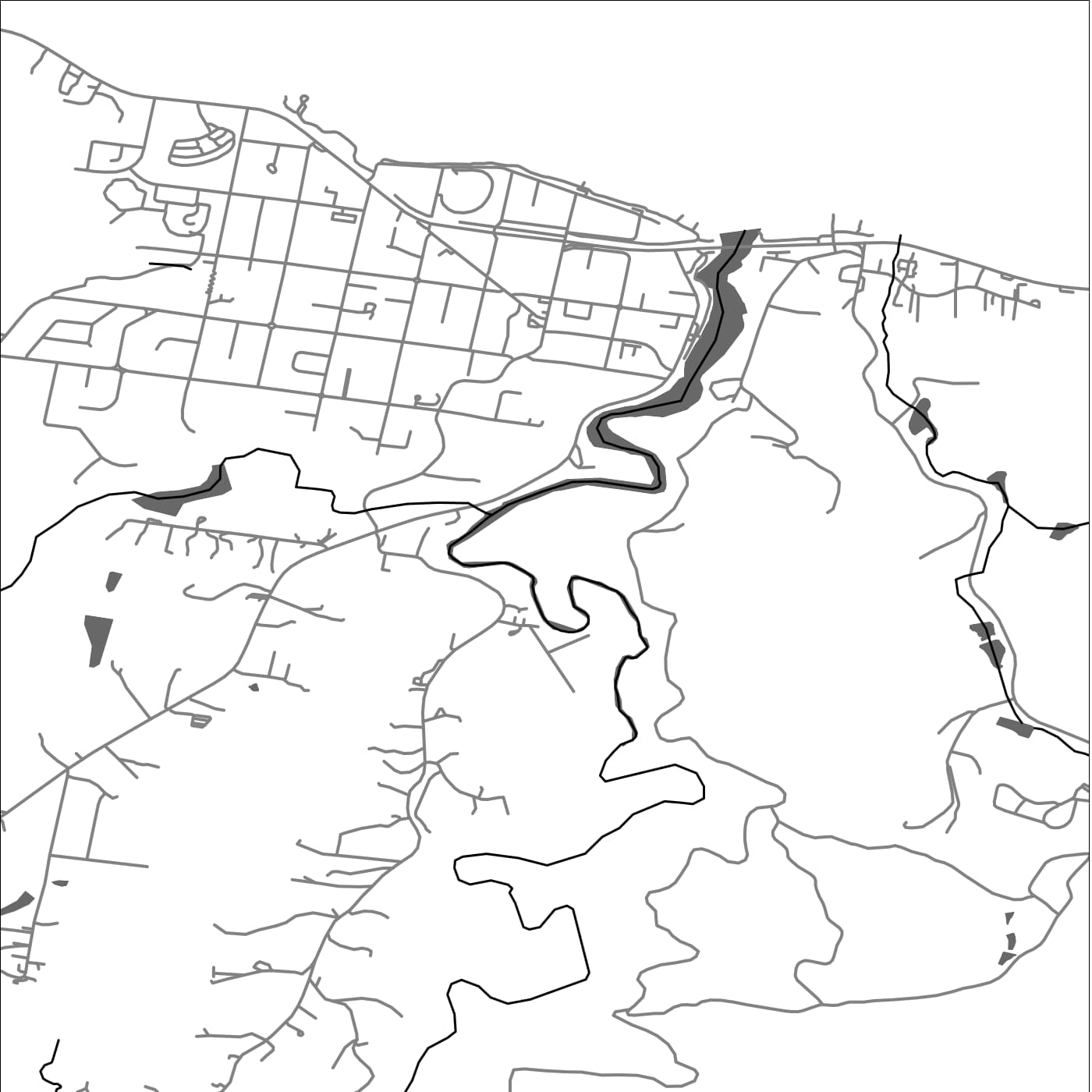 ROAD MAP OF SOMERSET, AUSTRALIA BY MAPBAKES