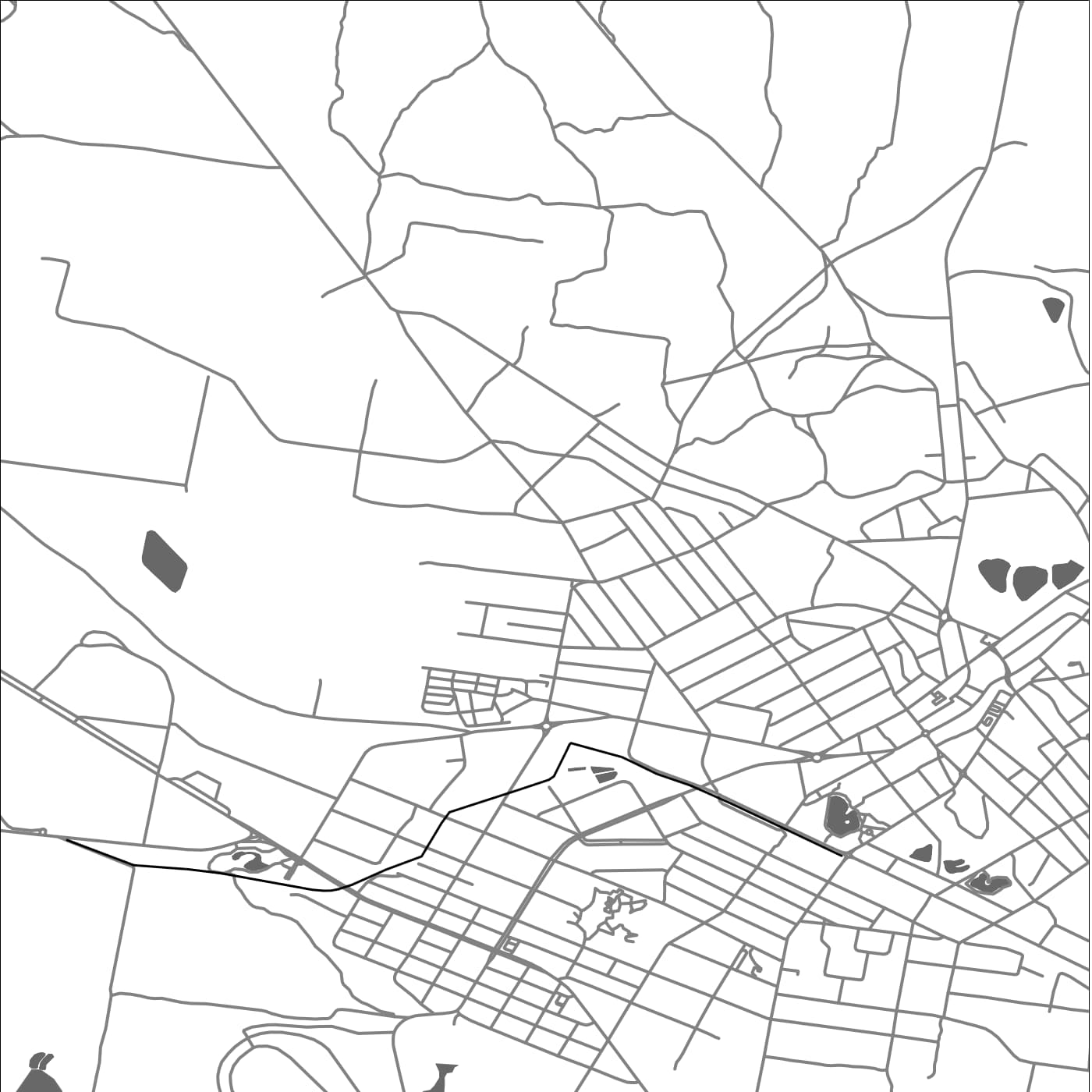 ROAD MAP OF STAWELL, AUSTRALIA BY MAPBAKES