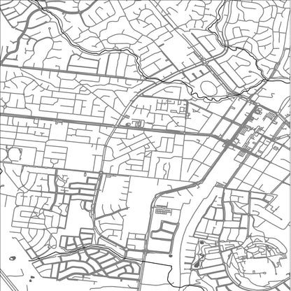 ROAD MAP OF SUNBURY, AUSTRALIA BY MAPBAKES