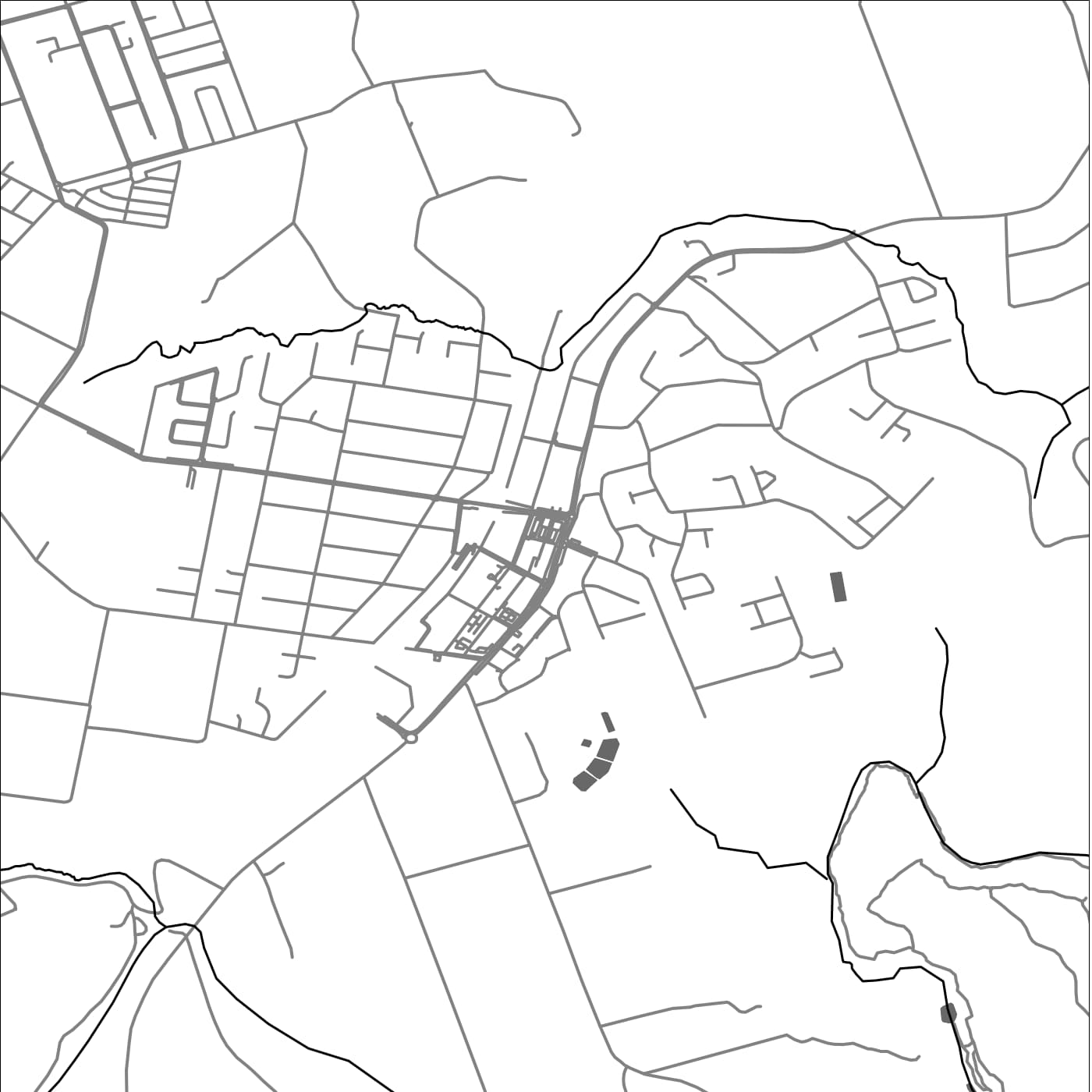 ROAD MAP OF TAHMOOR, AUSTRALIA BY MAPBAKES