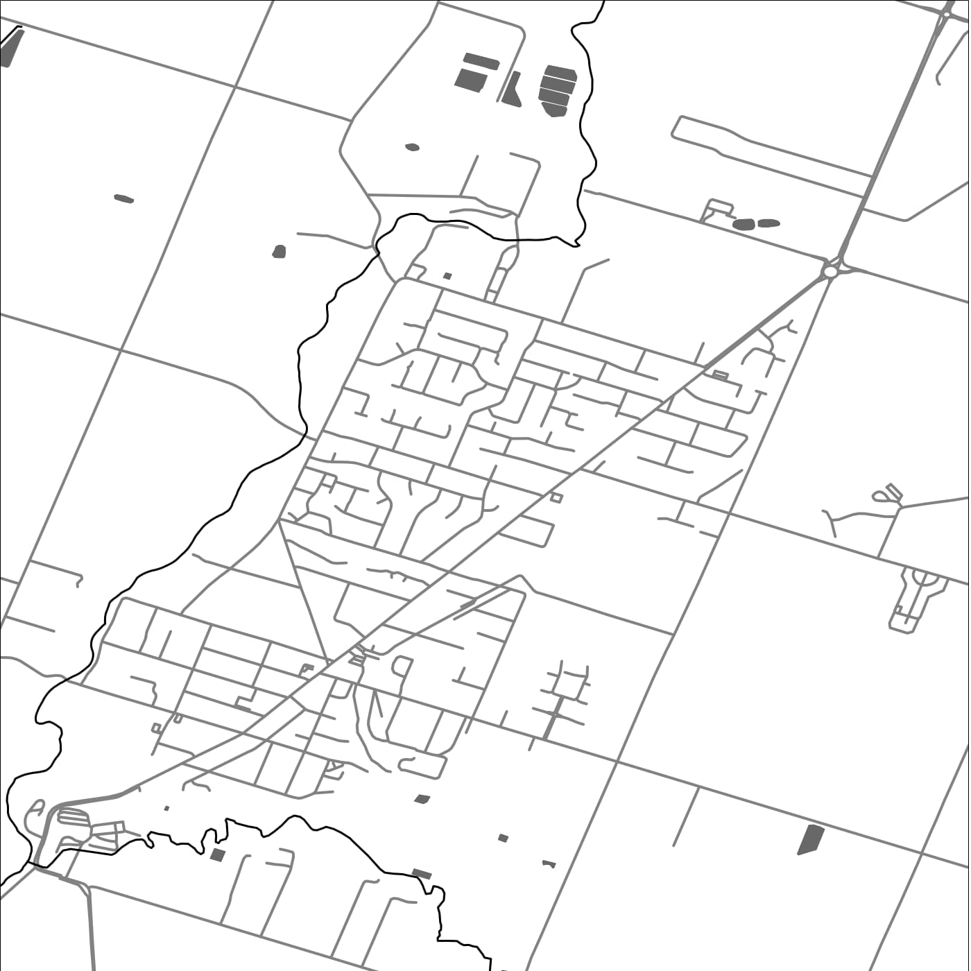 ROAD MAP OF TANUNDA, AUSTRALIA BY MAPBAKES