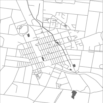 ROAD MAP OF TEMORA, AUSTRALIA BY MAPBAKES