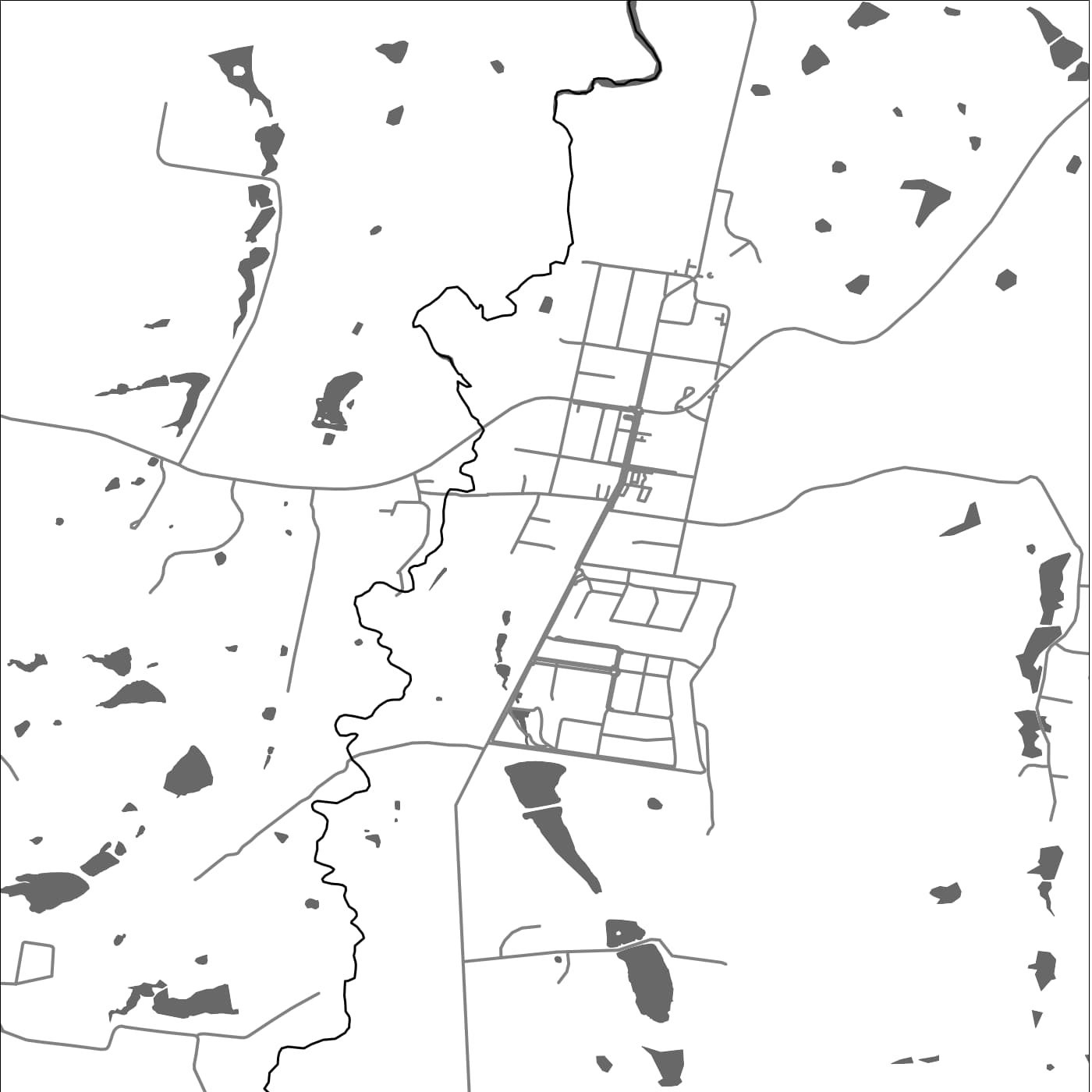 ROAD MAP OF THE OAKS, AUSTRALIA BY MAPBAKES