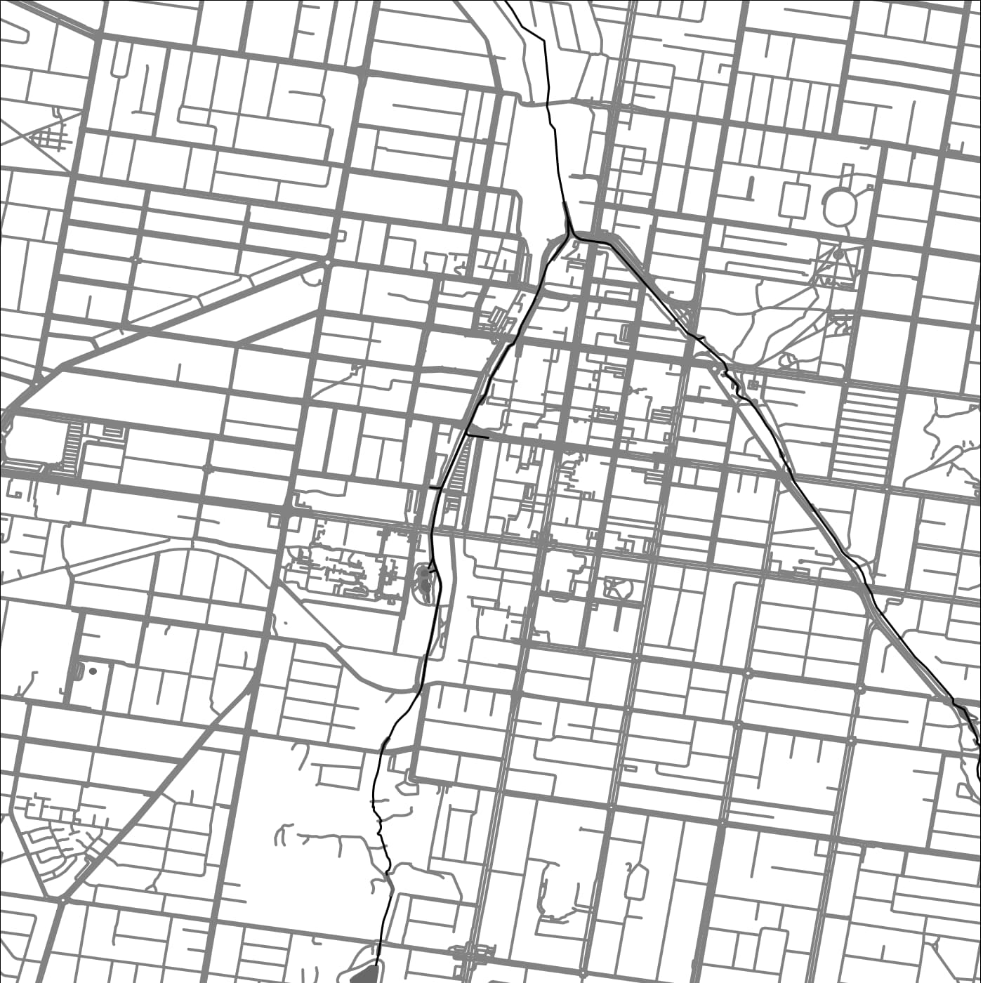 ROAD MAP OF TOOWOOMBA, AUSTRALIA BY MAPBAKES