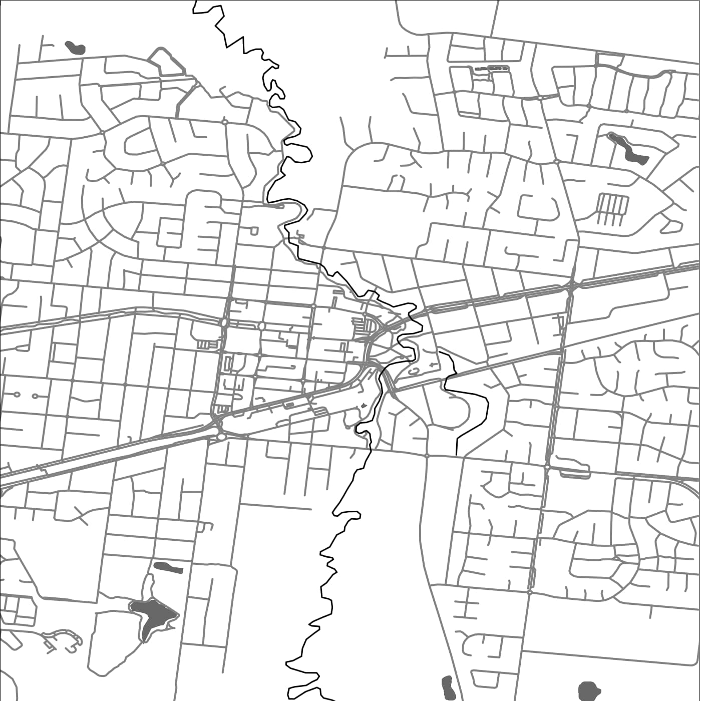 ROAD MAP OF TRARALGON, AUSTRALIA BY MAPBAKES