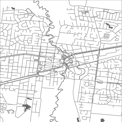 ROAD MAP OF TRARALGON, AUSTRALIA BY MAPBAKES