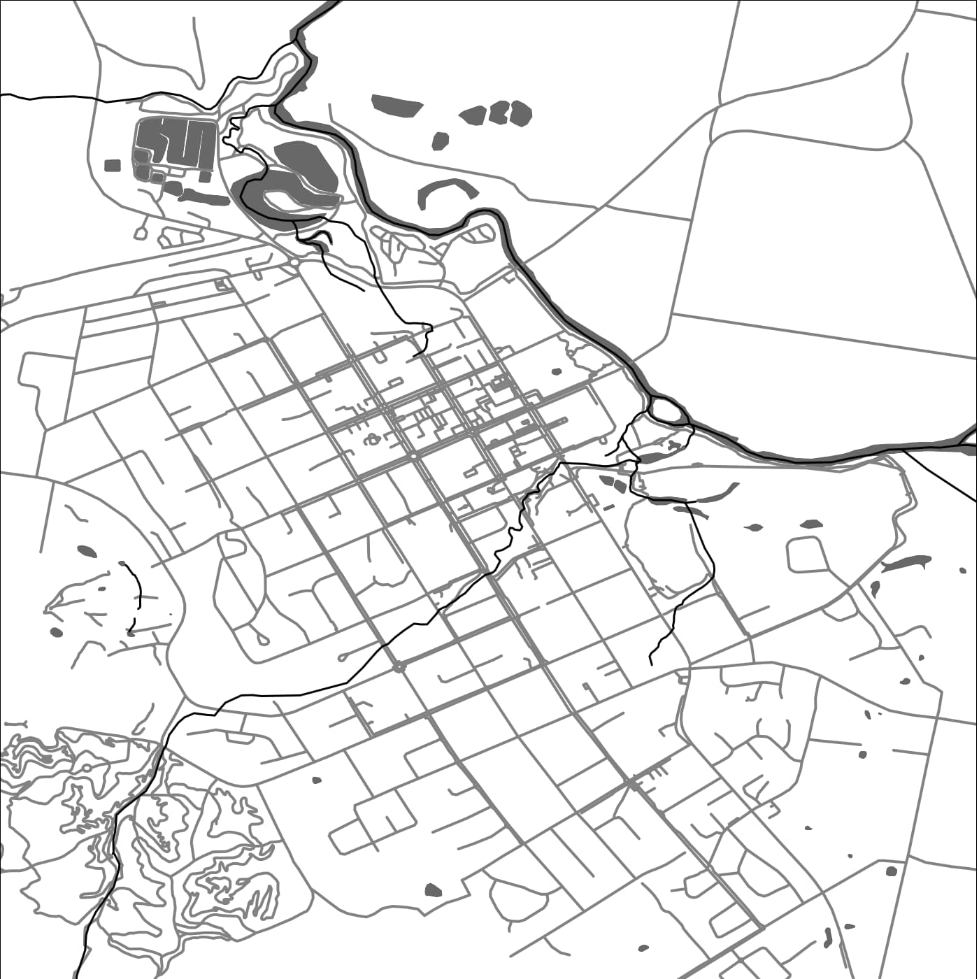 ROAD MAP OF TUMUT, AUSTRALIA BY MAPBAKES