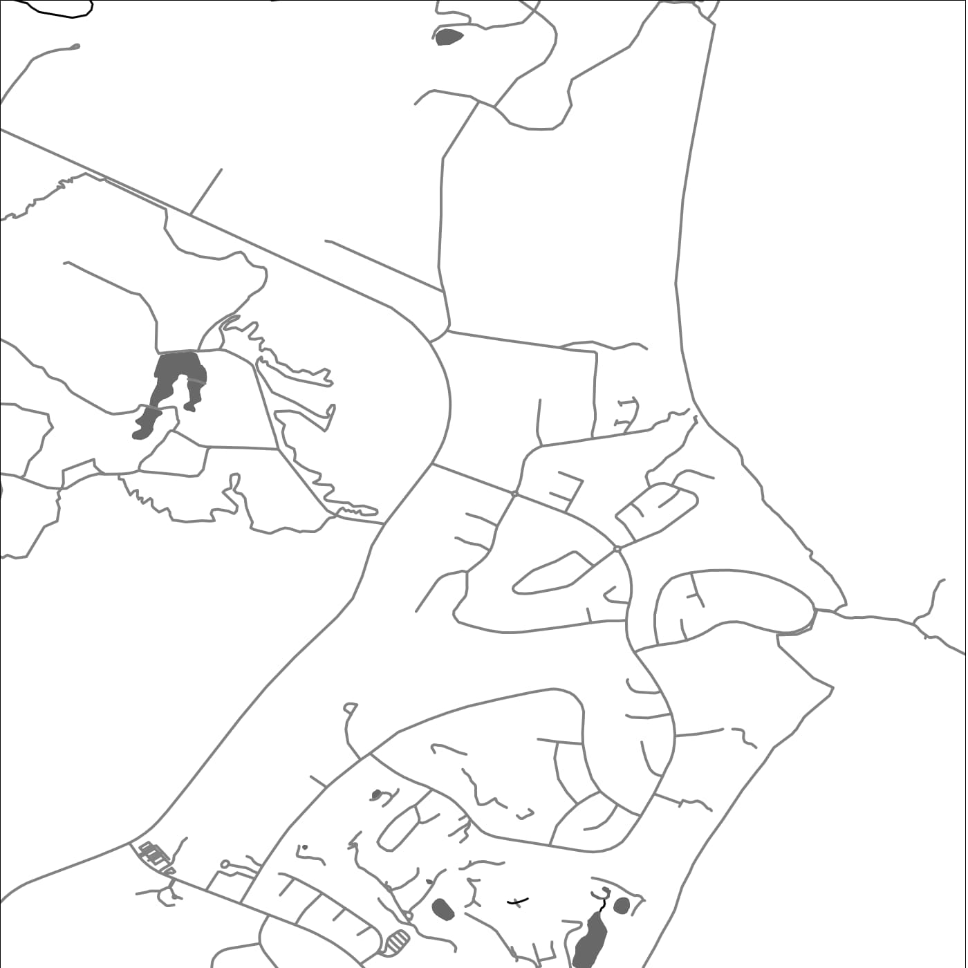 ROAD MAP OF TURA BEACH, AUSTRALIA BY MAPBAKES