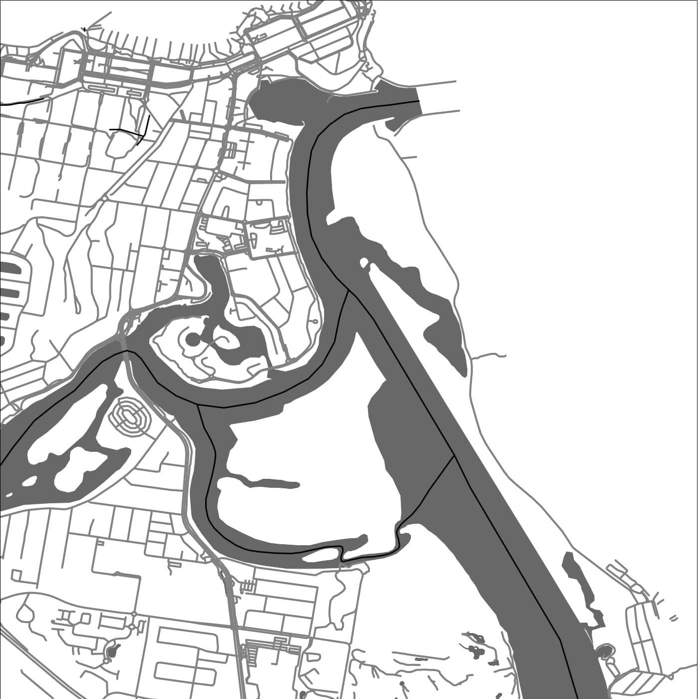 ROAD MAP OF TWEED HEADS, AUSTRALIA BY MAPBAKES