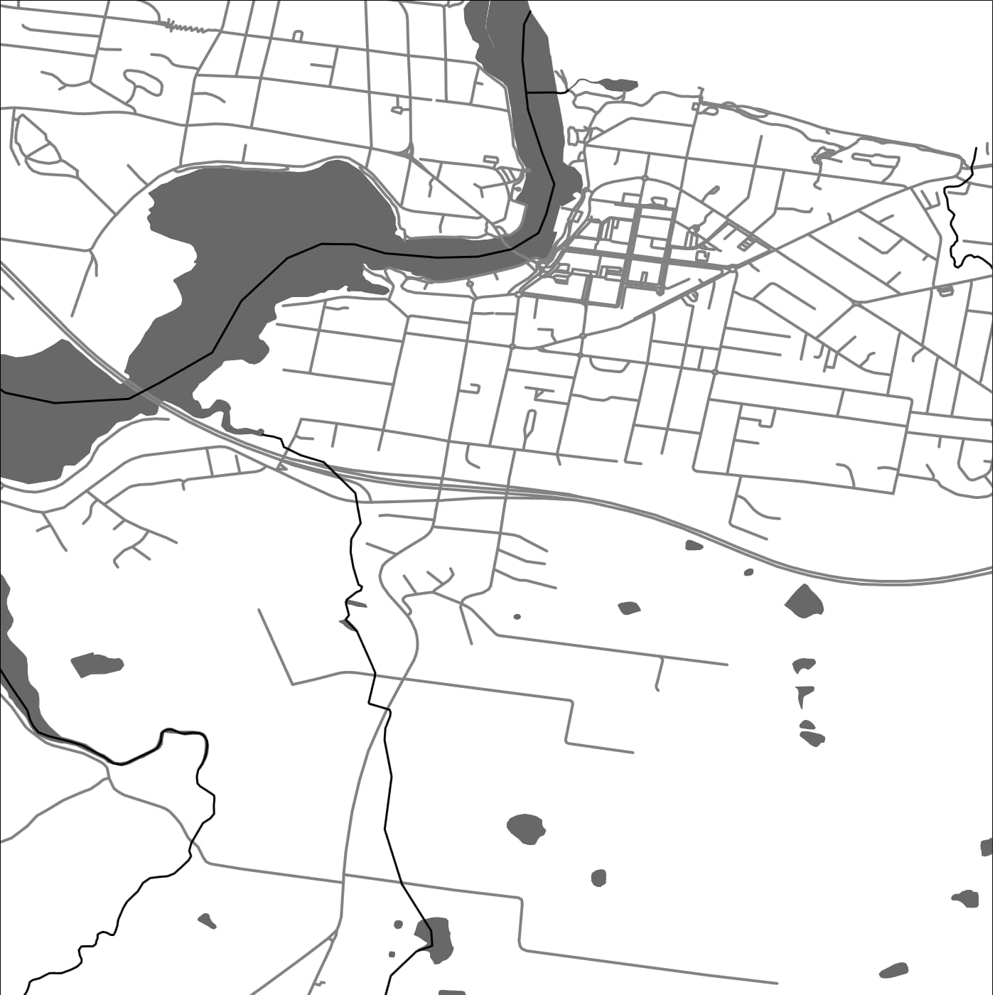 ROAD MAP OF ULVERSTONE, AUSTRALIA BY MAPBAKES