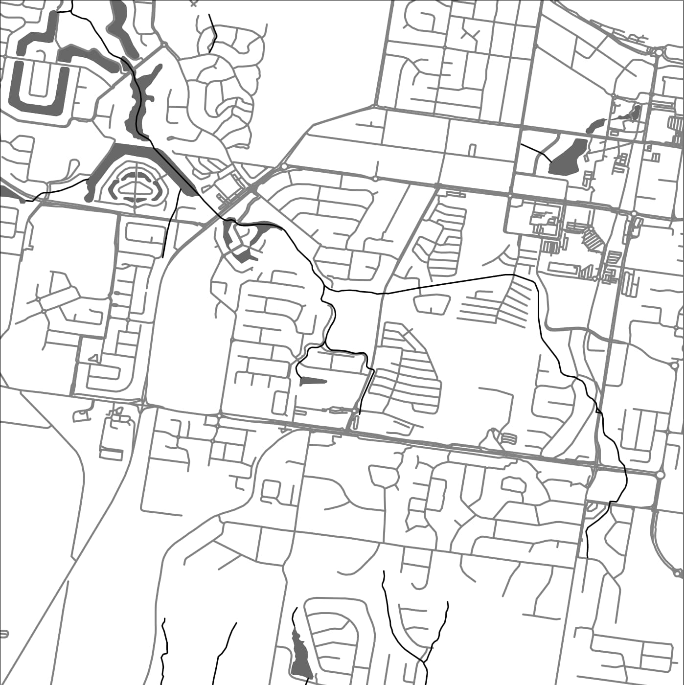 ROAD MAP OF URRAWEEN, AUSTRALIA BY MAPBAKES