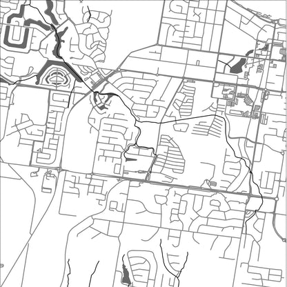 ROAD MAP OF URRAWEEN, AUSTRALIA BY MAPBAKES