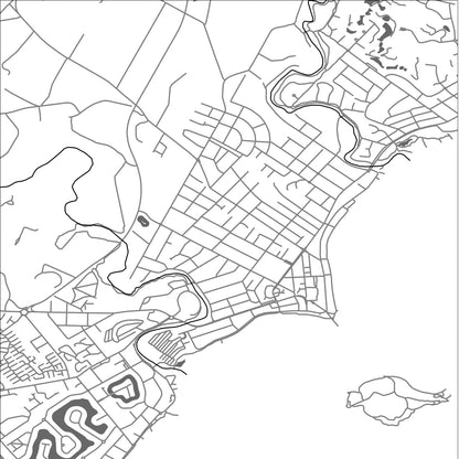 ROAD MAP OF VICTOR HARBOR, AUSTRALIA BY MAPBAKES