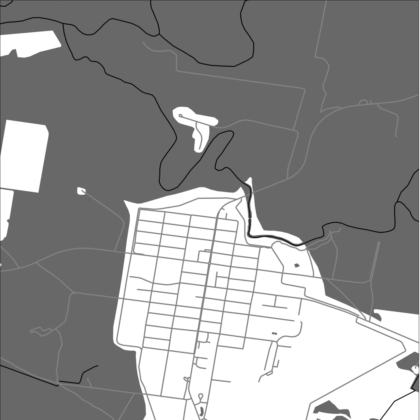 ROAD MAP OF WALGETT, AUSTRALIA BY MAPBAKES