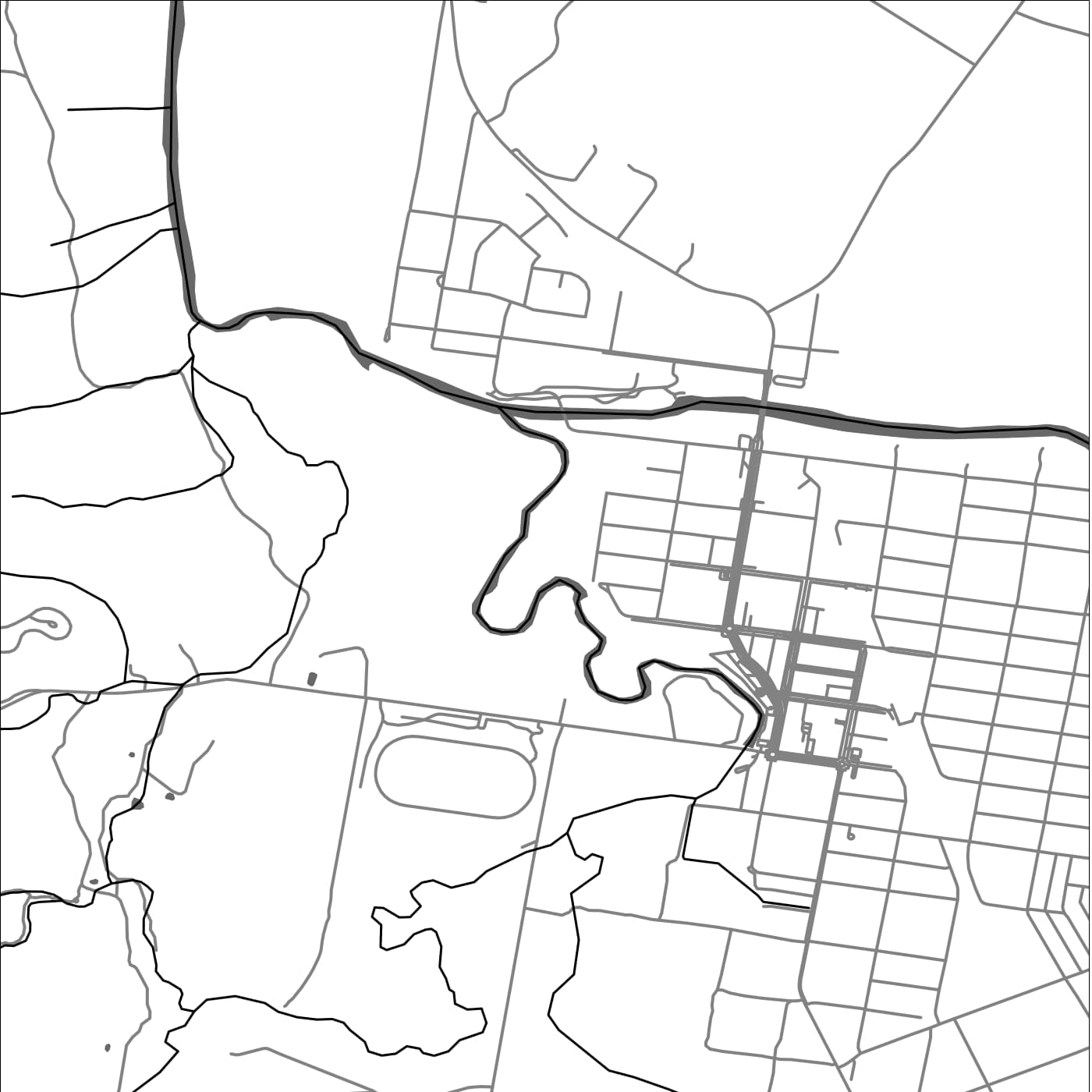 ROAD MAP OF WELLINGTON, AUSTRALIA BY MAPBAKES