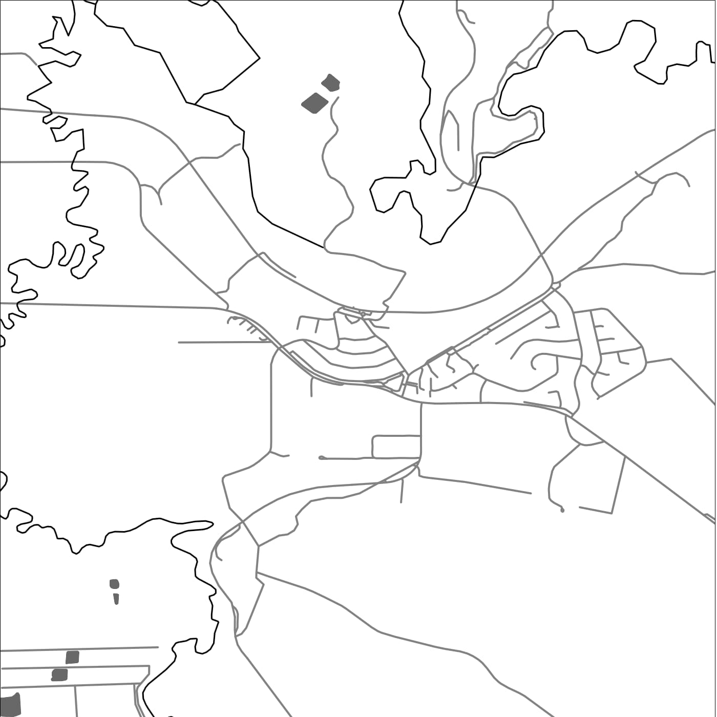 ROAD MAP OF WOORI YALLOCK, AUSTRALIA BY MAPBAKES