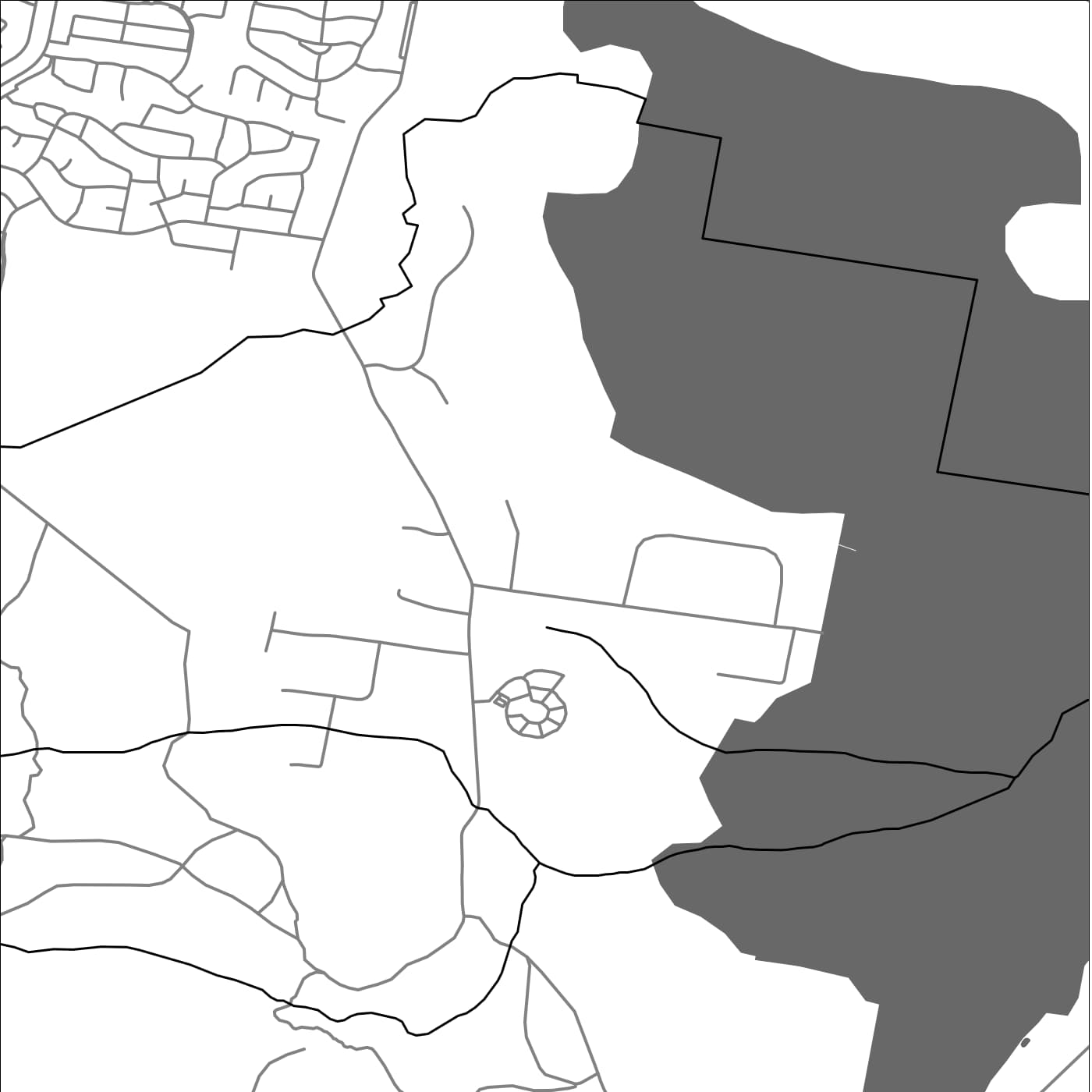 ROAD MAP OF WORRAGEE, AUSTRALIA BY MAPBAKES