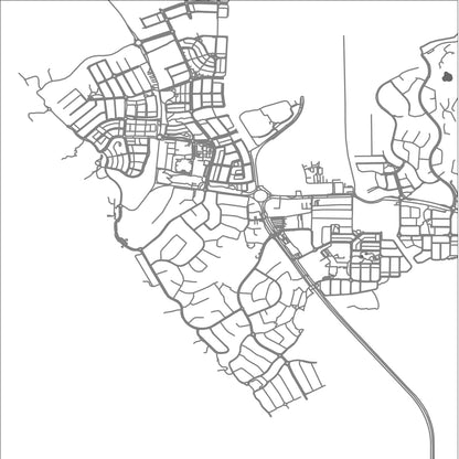 ROAD MAP OF YANCHEP, AUSTRALIA BY MAPBAKES