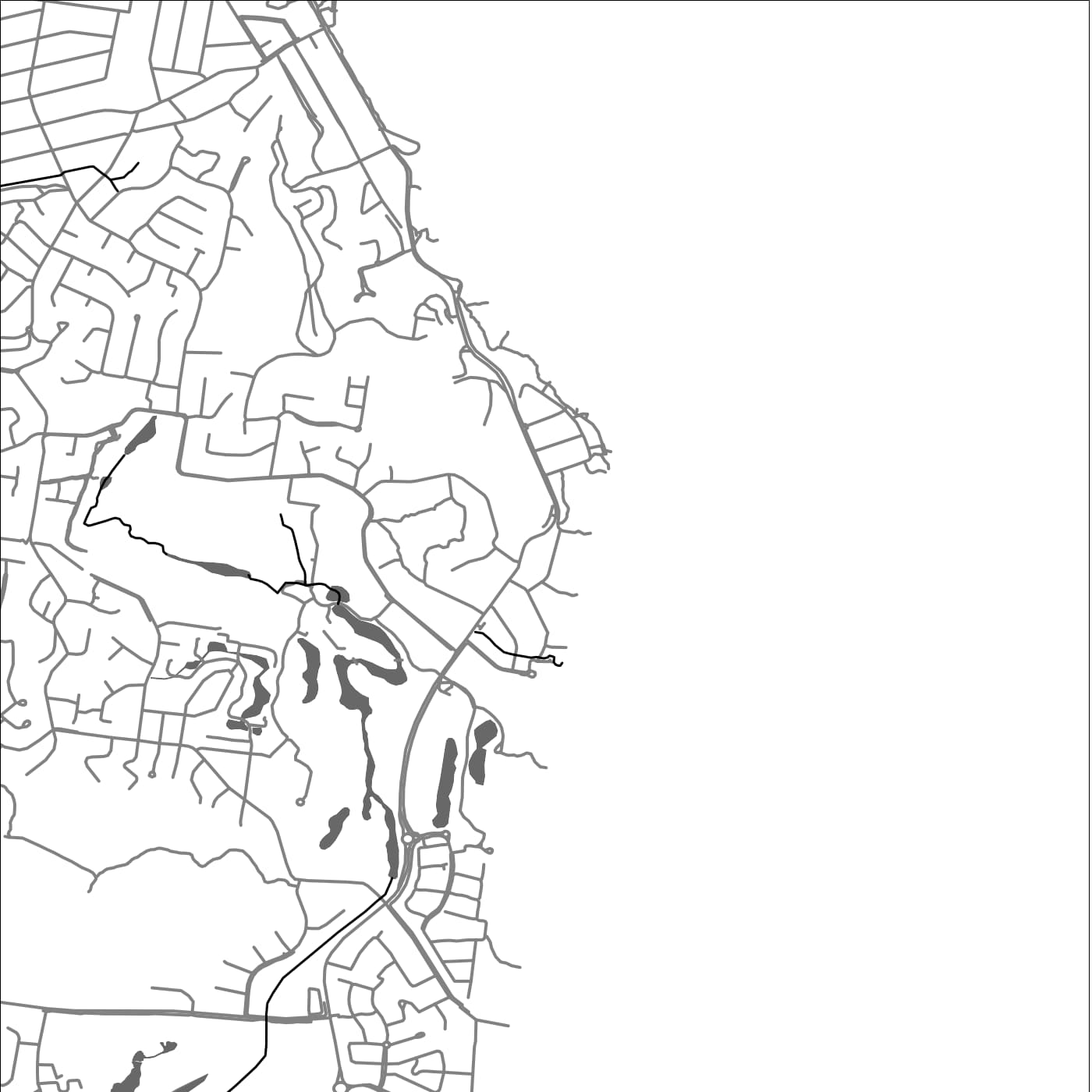 ROAD MAP OF YAROOMBA, AUSTRALIA BY MAPBAKES