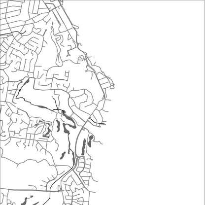 ROAD MAP OF YAROOMBA, AUSTRALIA BY MAPBAKES