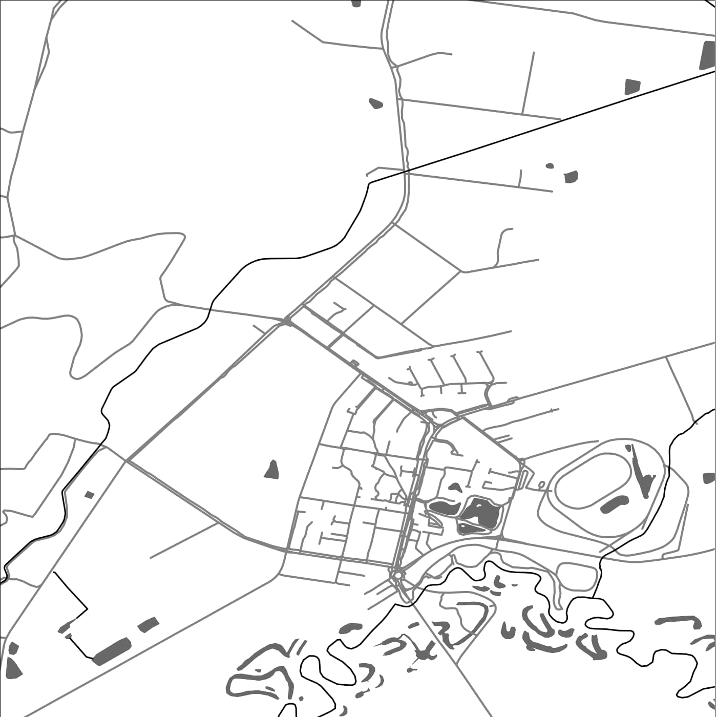 ROAD MAP OF YARRA GLEN, AUSTRALIA BY MAPBAKES