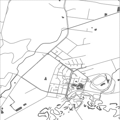 ROAD MAP OF YARRA GLEN, AUSTRALIA BY MAPBAKES