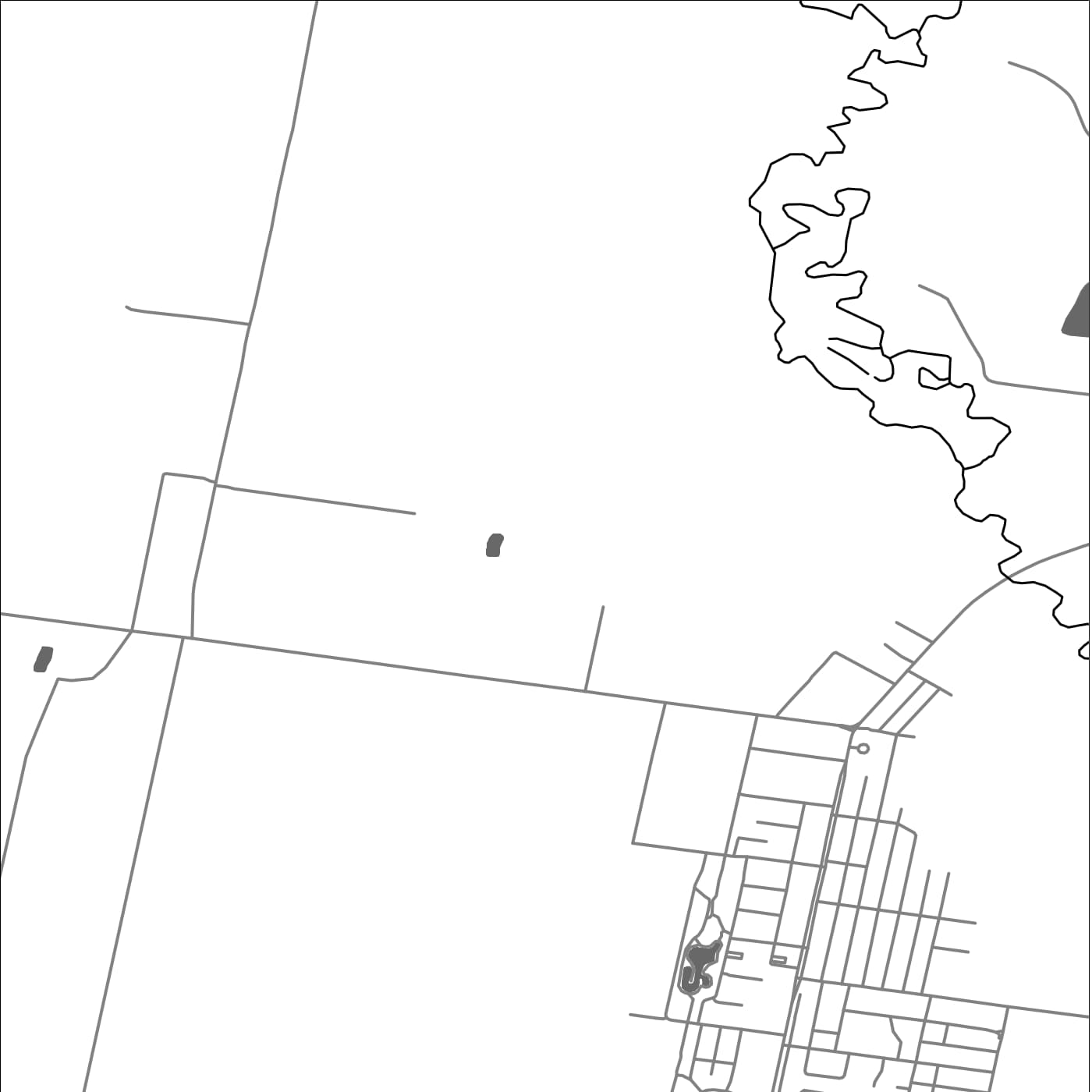 ROAD MAP OF YARRAM, AUSTRALIA BY MAPBAKES