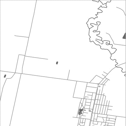 ROAD MAP OF YARRAM, AUSTRALIA BY MAPBAKES