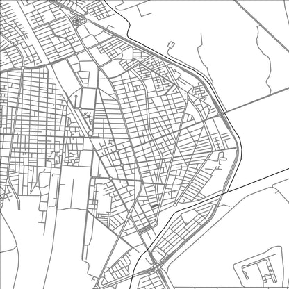 ROAD MAP OF ANDIMESHK, IRAN BY MAPBAKES