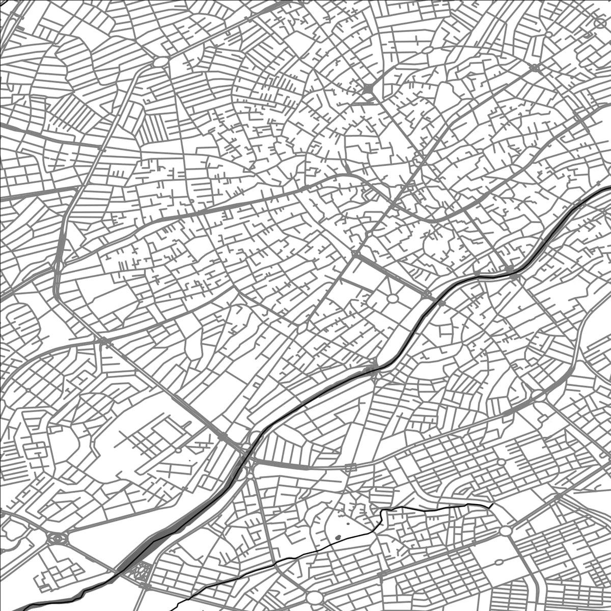 ROAD MAP OF ARDABIL, IRAN BY MAPBAKES