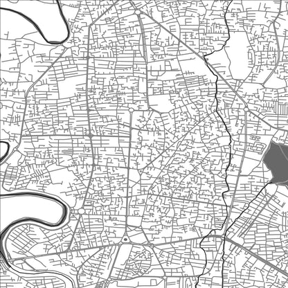 ROAD MAP OF BABOL, IRAN BY MAPBAKES
