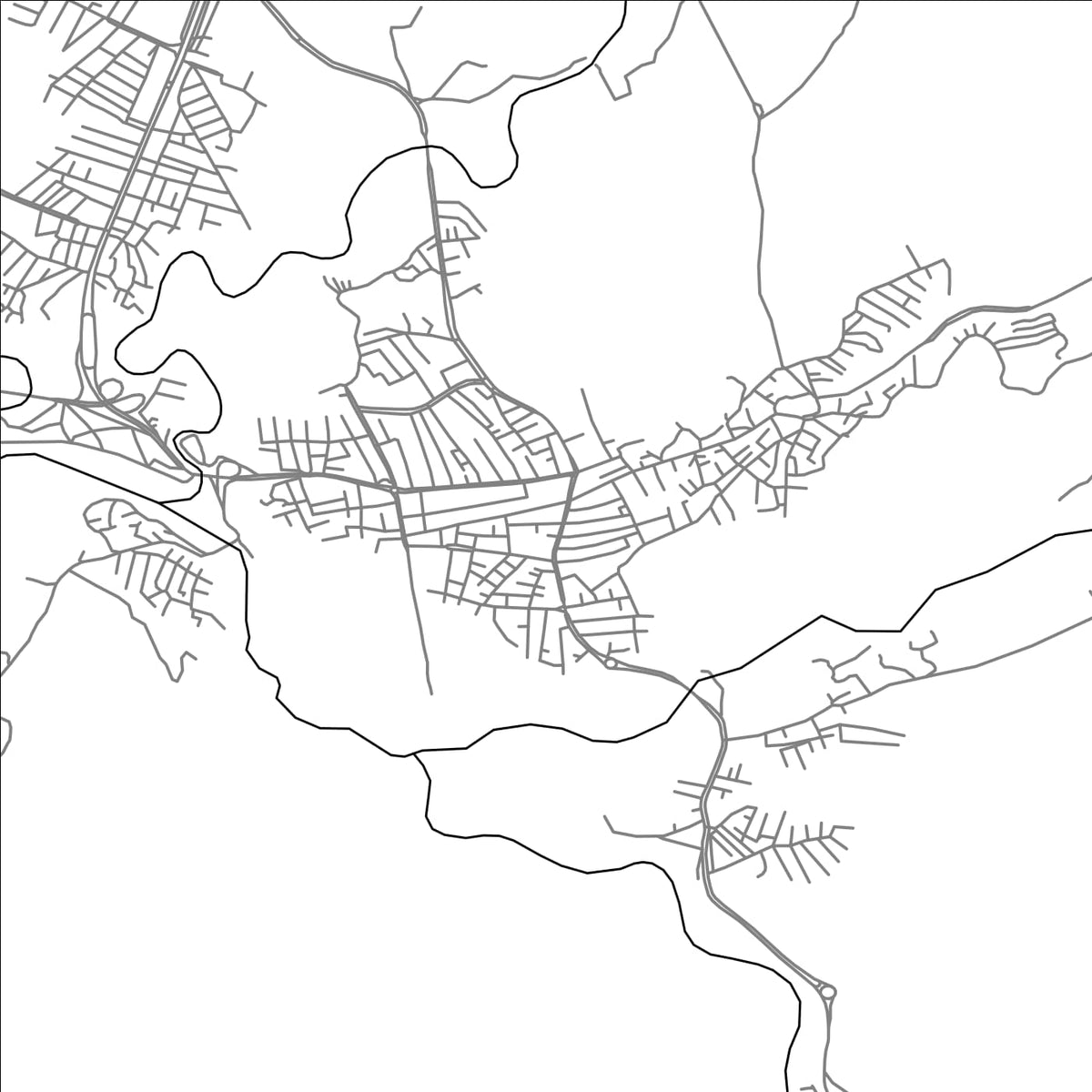 ROAD MAP OF BAGH E MALEK, IRAN BY MAPBAKES