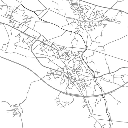 ROAD MAP OF BASMENJ, IRAN BY MAPBAKES
