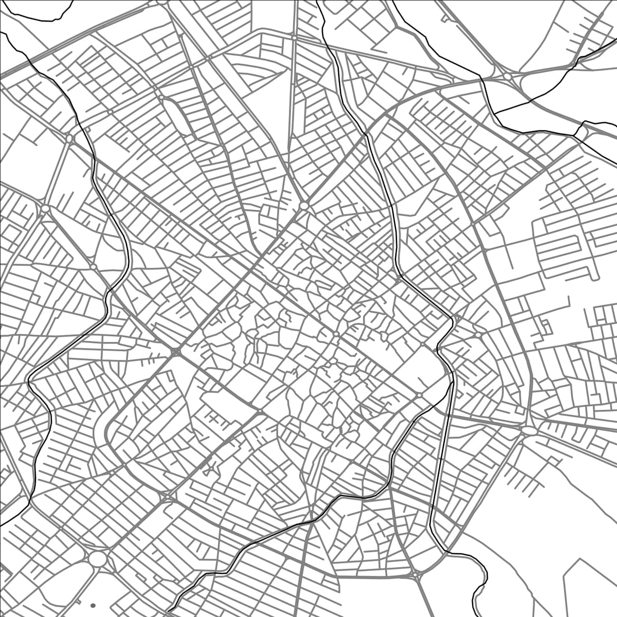 ROAD MAP OF BEHBAHAN, IRAN BY MAPBAKES