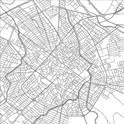ROAD MAP OF BEHBAHAN, IRAN BY MAPBAKES