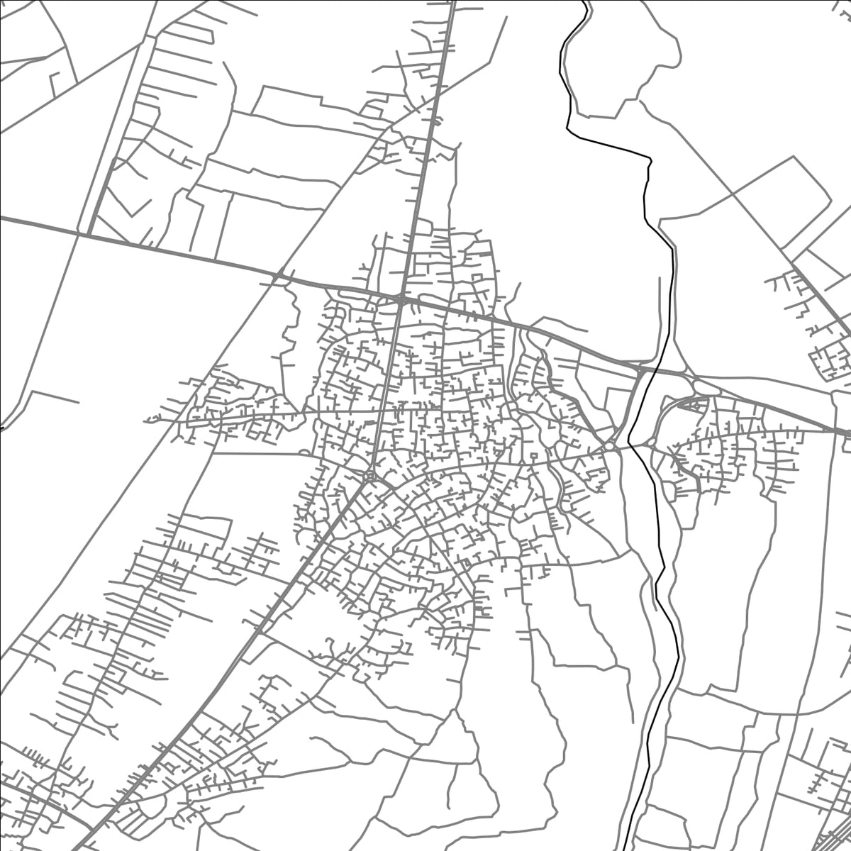 ROAD MAP OF DARCHEH, IRAN BY MAPBAKES