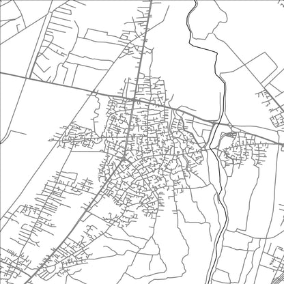ROAD MAP OF DARCHEH, IRAN BY MAPBAKES
