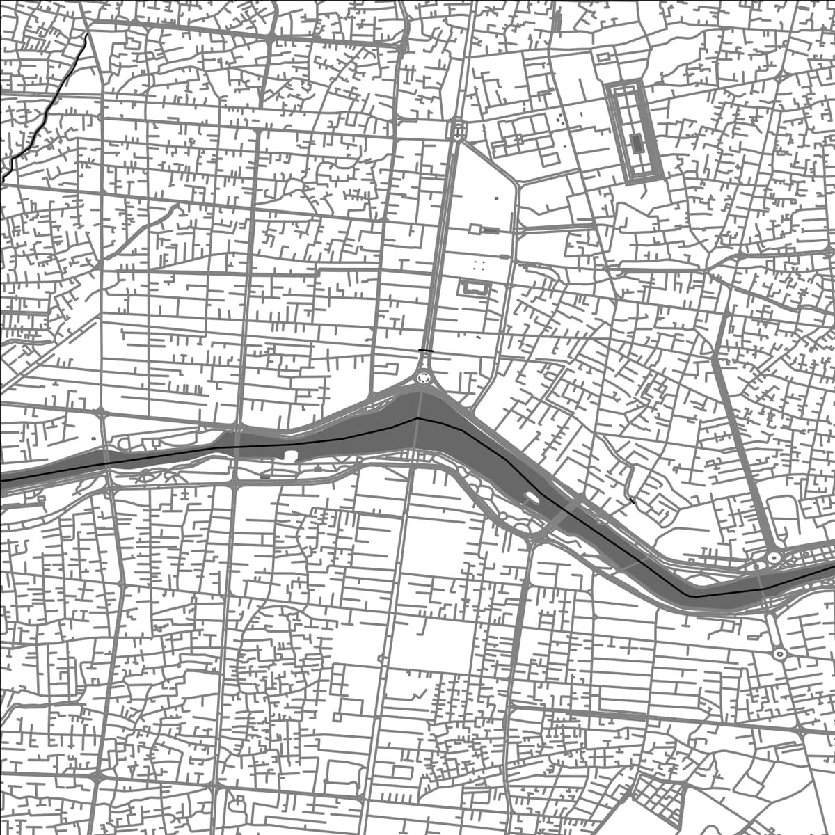 ROAD MAP OF ESFAHAN, IRAN BY MAPBAKES