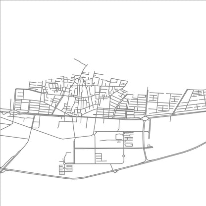 ROAD MAP OF ESHTEHARD, IRAN BY MAPBAKES