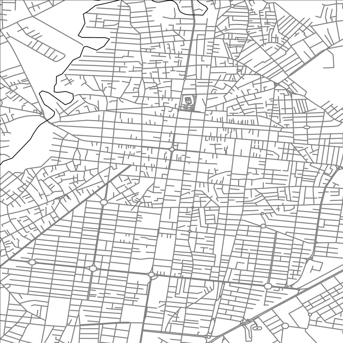 ROAD MAP OF GONBAD E KAVUS, IRAN BY MAPBAKES