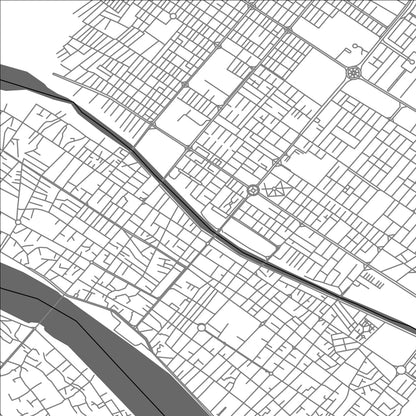 ROAD MAP OF JIROFT, IRAN BY MAPBAKES