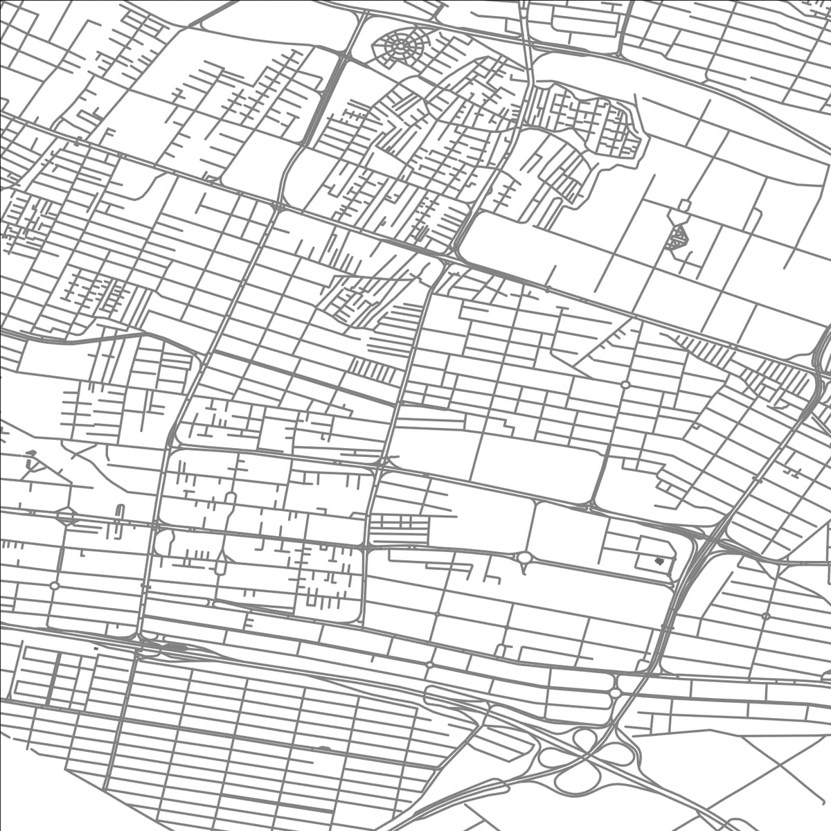 ROAD MAP OF KARAJ, IRAN BY MAPBAKES