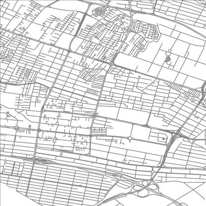 ROAD MAP OF KARAJ, IRAN BY MAPBAKES