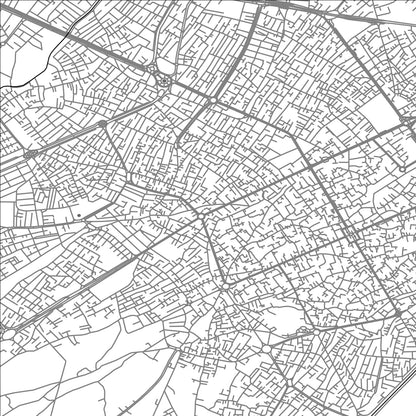 ROAD MAP OF KASHAN, IRAN BY MAPBAKES