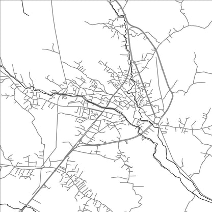 ROAD MAP OF KHOMAM, IRAN BY MAPBAKES