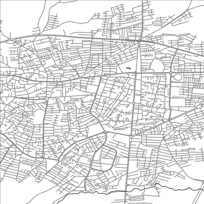 ROAD MAP OF KHOY, IRAN BY MAPBAKES