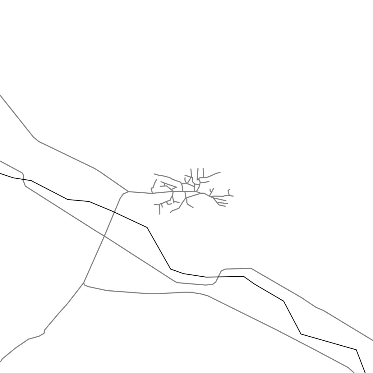 ROAD MAP OF MALEK KIAN, IRAN BY MAPBAKES