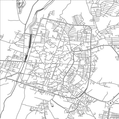 ROAD MAP OF MARAGHEH, IRAN BY MAPBAKES